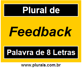 Plural de Feedback