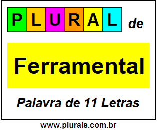 Plural de Ferramental