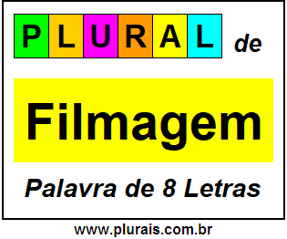 Plural de Filmagem