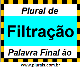 Plural de Filtração