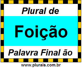 Plural de Foição