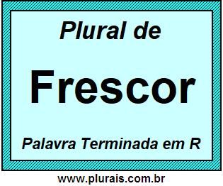 Plural de Frescor