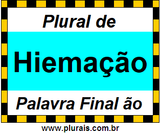 Plural de Hiemação