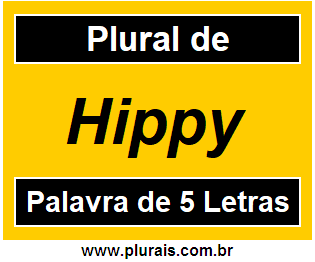 Plural de Hippy