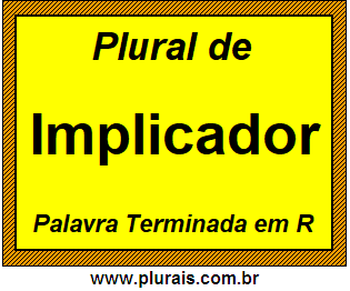 Plural de Implicador