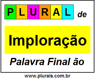 Plural de Imploração