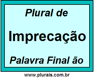 Plural de Imprecação