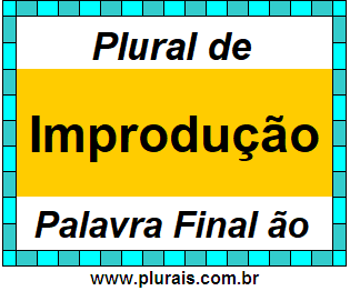 Plural de Improdução