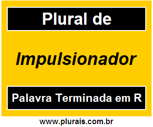 Plural de Impulsionador