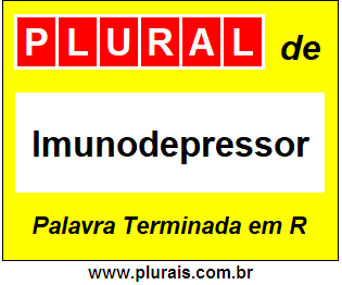 Plural de Imunodepressor