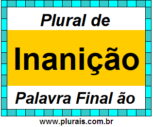 Plural de Inanição