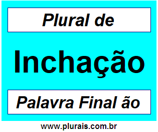 Plural de Inchação