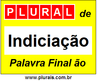 Plural de Indiciação