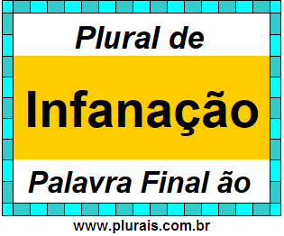 Plural de Infanação