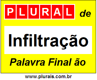 Plural de Infiltração