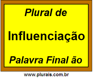 Plural de Influenciação