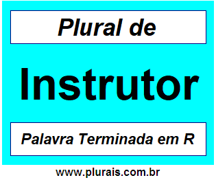 Plural de Instrutor