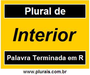 Plural de Interior