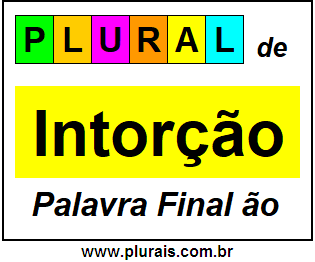 Plural de Intorção