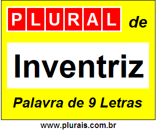 Plural de Inventriz