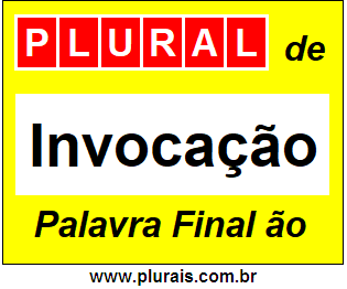 Plural de Invocação