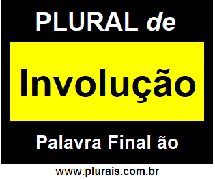 Plural de Involução