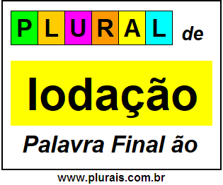 Plural de Iodação