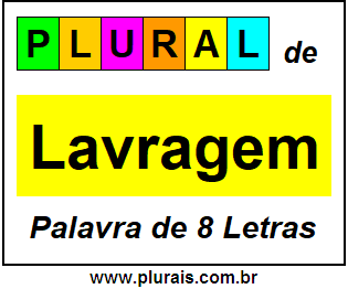 Plural de Lavragem