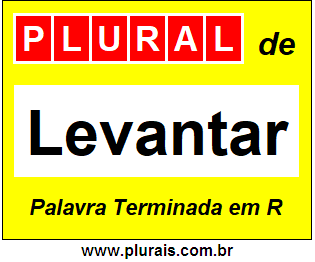 Plural de Levantar