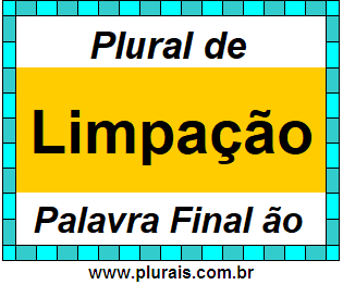 Plural de Limpação