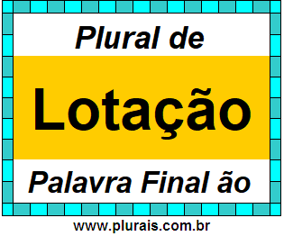 Plural de Lotação