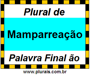 Plural de Mamparreação