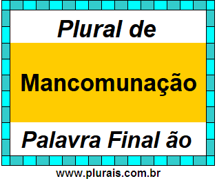 Plural de Mancomunação