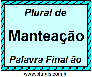 Plural de Manteação