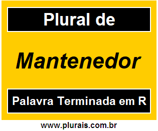 Plural de Mantenedor