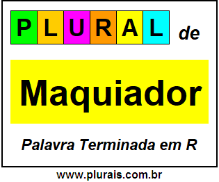 Plural de Maquiador