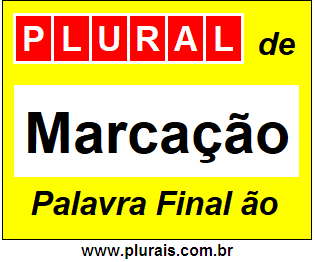 Plural de Marcação