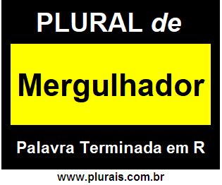 Plural de Mergulhador