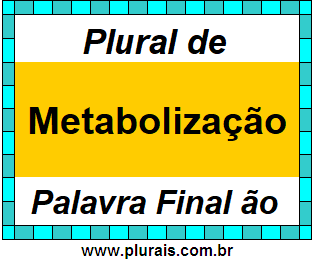 Plural de Metabolização