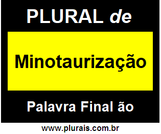 Plural de Minotaurização