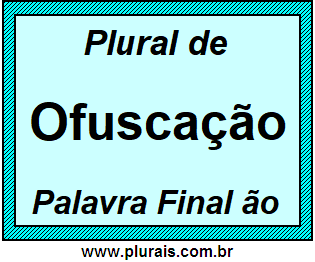 Plural de Ofuscação