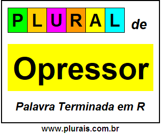 Plural de Opressor