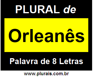 Plural de Orleanês