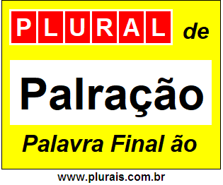 Plural de Palração