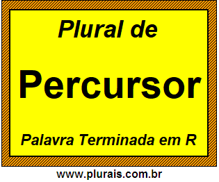 Plural de Percursor