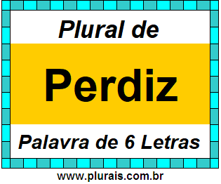 Plural de Perdiz