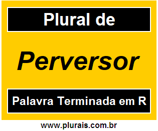 Plural de Perversor