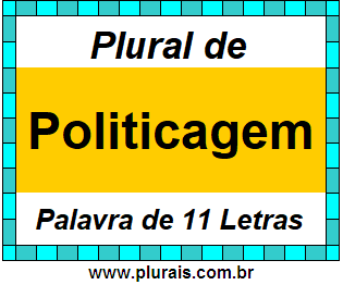 Plural de Politicagem