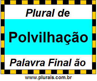 Plural de Polvilhação