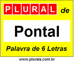 Plural de Pontal